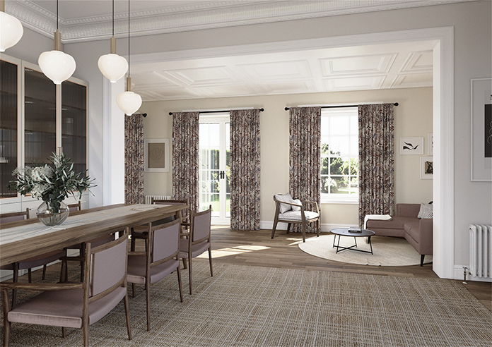 Acer, Mauve - Made to Measure Curtain - Image 7